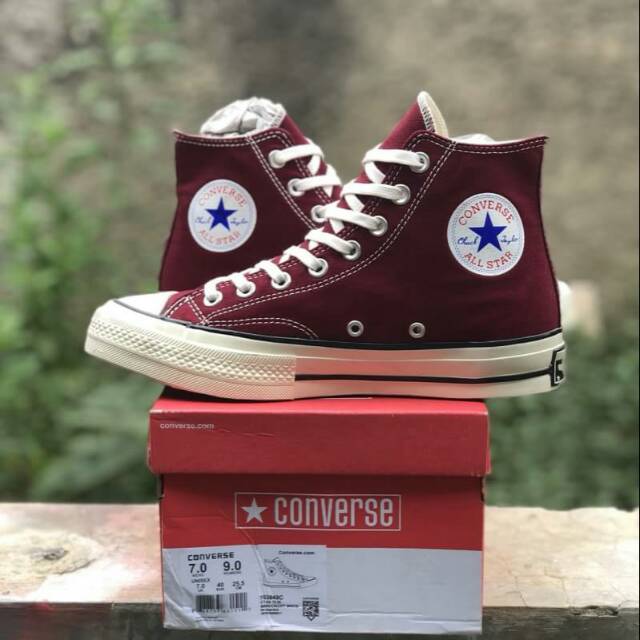 CONVERSE 70S HIGH MAROON
PREMIUM BNIB TAG VIETNAM