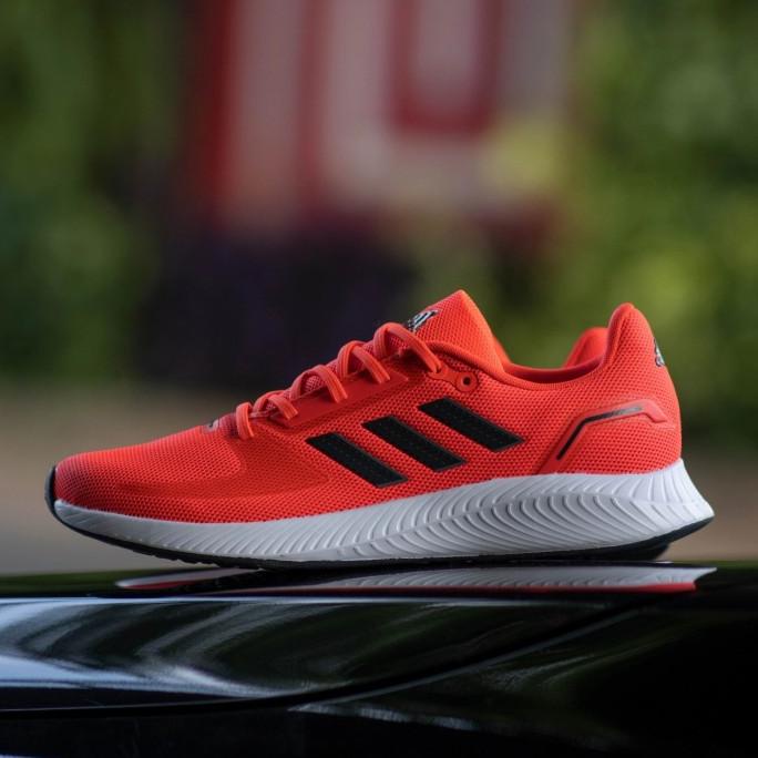 Sepatu Pria Adidas Runfalcon Red Black Original Ukhasachairil