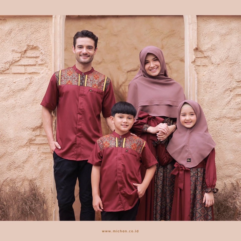 hilya ethic michan / Gamis toyobo Batik