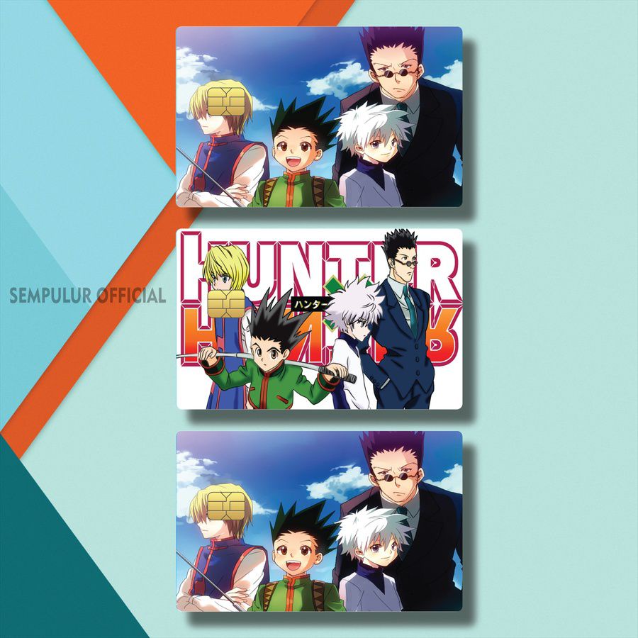 CASING KTP AESTHETIC ANIME PALM HUNTER X HUNTER RS7YB/LVMSI/ STICKER CARD ANIME KARAKTER HUNTER X HU