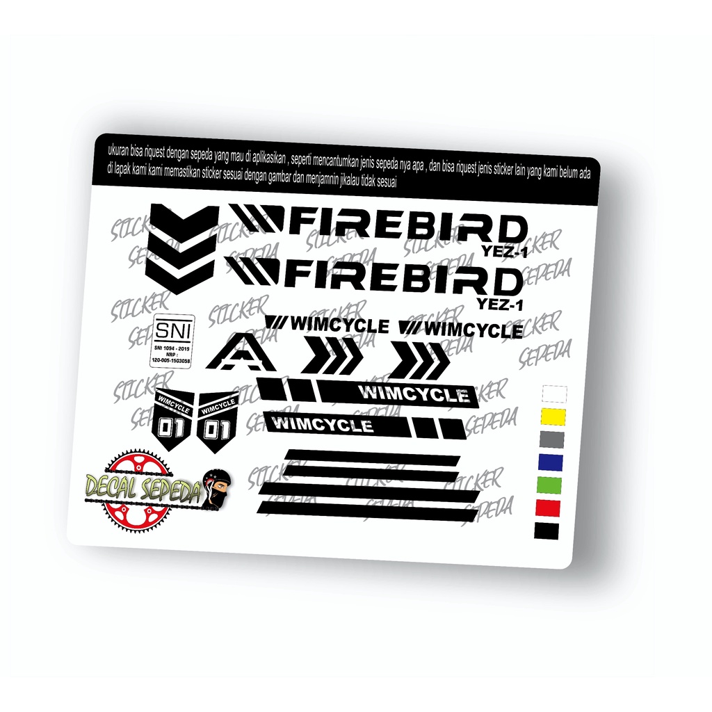 decal sepeda bmx  - sticker sepeda bmx full cutting