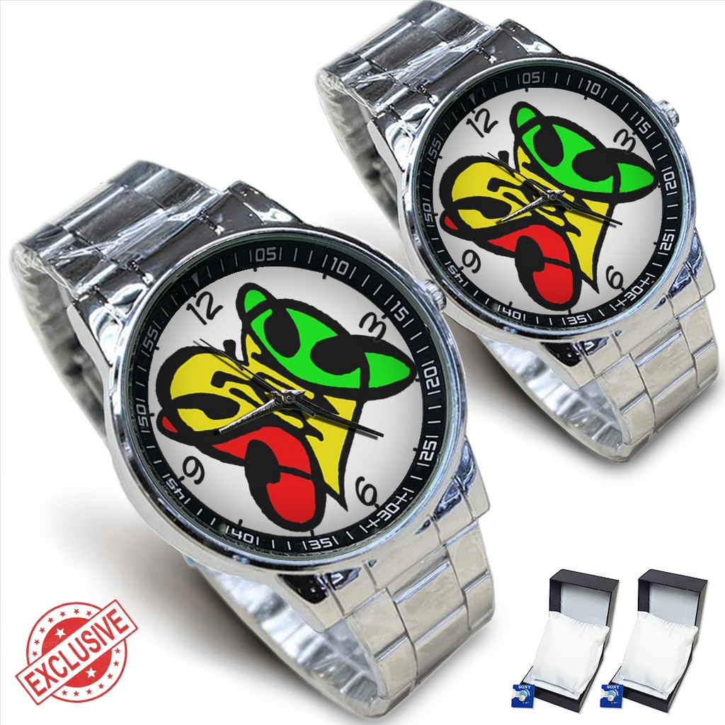 Jam Tangan Rantai Couple SLANK Motif 8