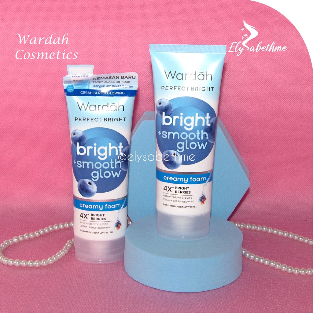 ✿ELYSABETHME✿ 🅆 🄰 🅁 🄳 🄰 🄷 wardah beauty PERFECT BRIGHT face wash sabun cuci muka facial washing  skincare halal