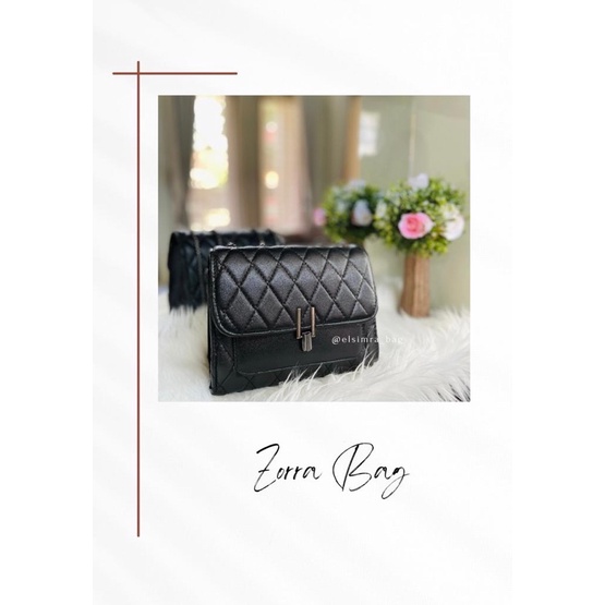 [ELSIMRA] Sling Bag Wanita Zorra Tas Selempang Wanita