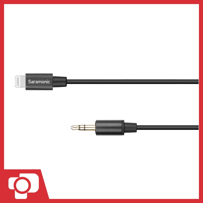 Saramonic SR-C2000 3.5mm Male TRS to Lightning Audio Cable