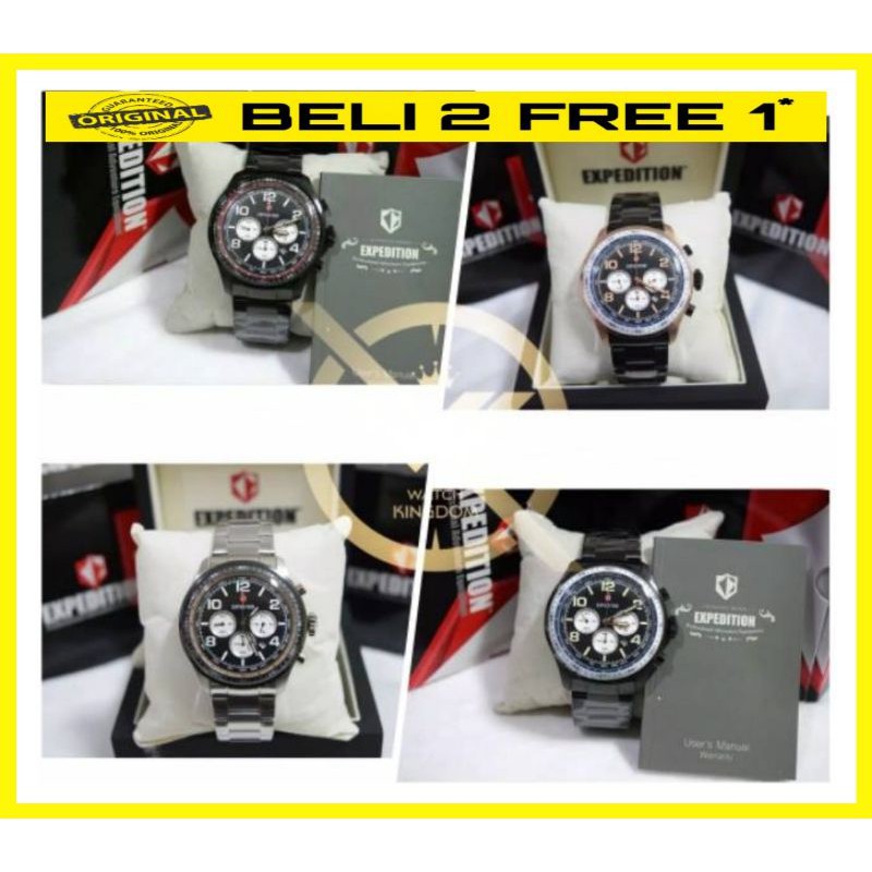 Promo Jamtangan pria Expedition E6728 / E 6728 Original garansi resmi 1thn
