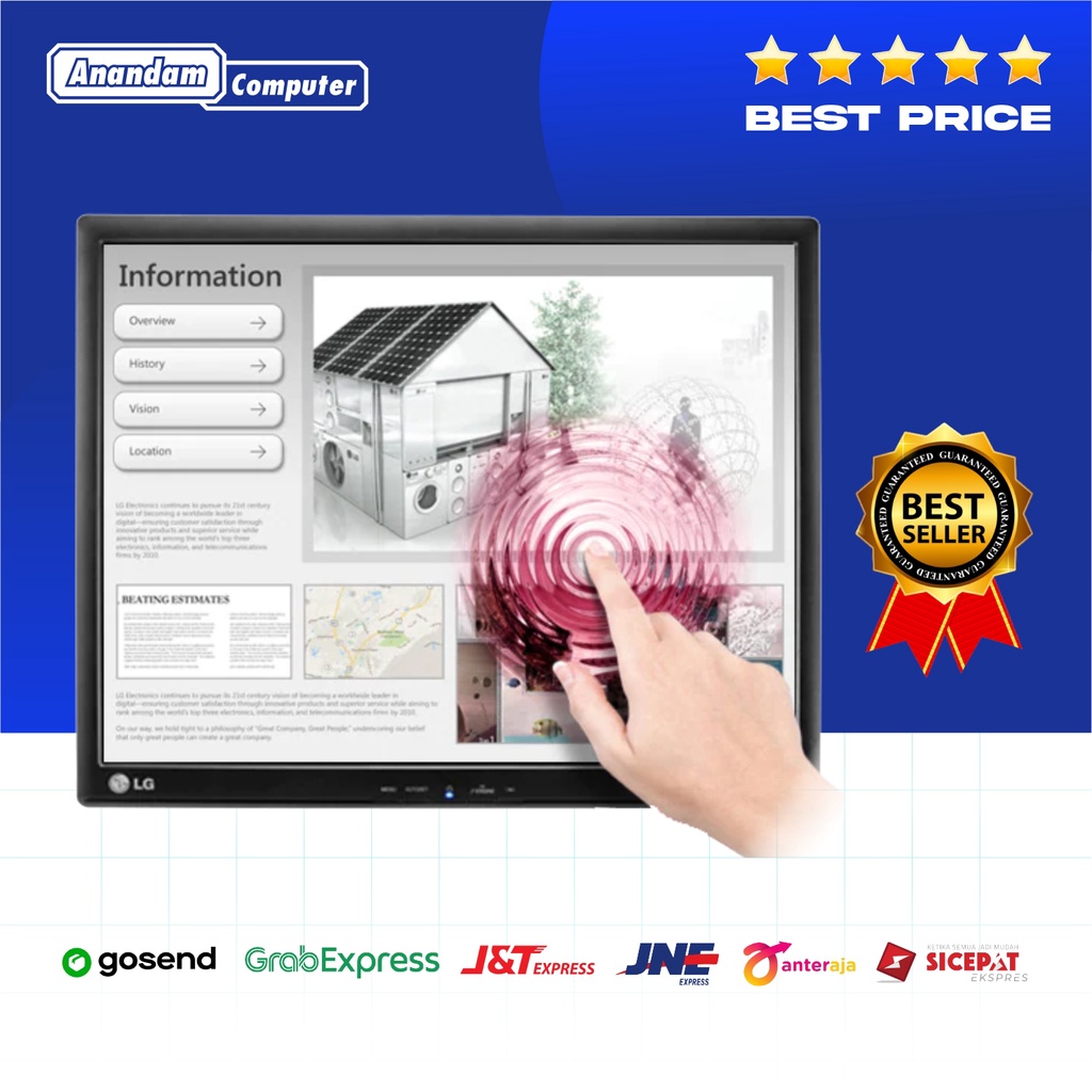 LG 17MB15T - 17&quot; Touch Screen Monitor