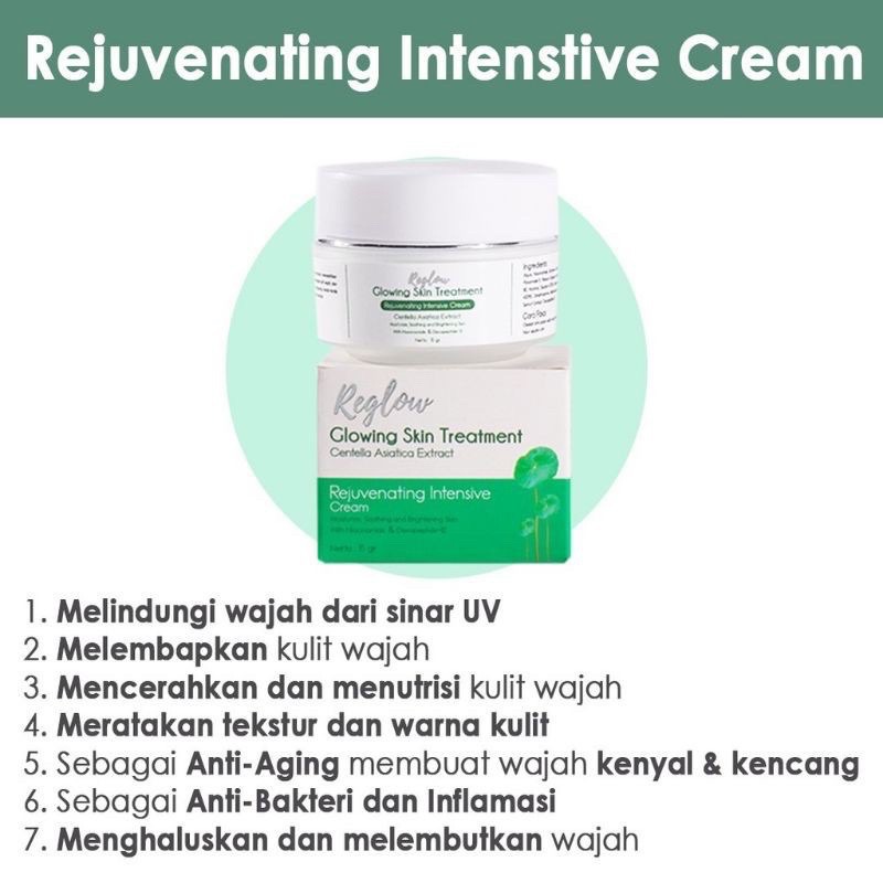 Skincare Series Paket Lengkap Original 100% BPOM - Reglow-INTENSIVE CREAM