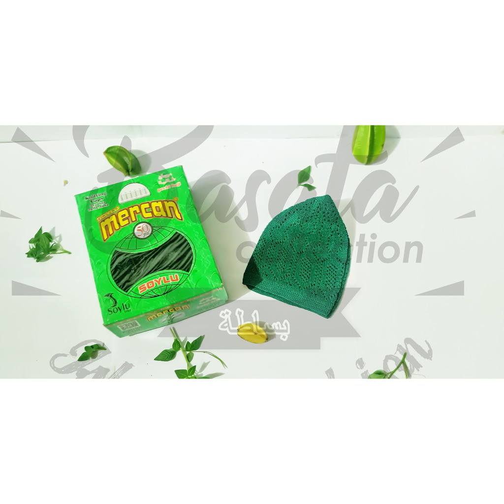 Peci Mercan Turki Hijau Tua