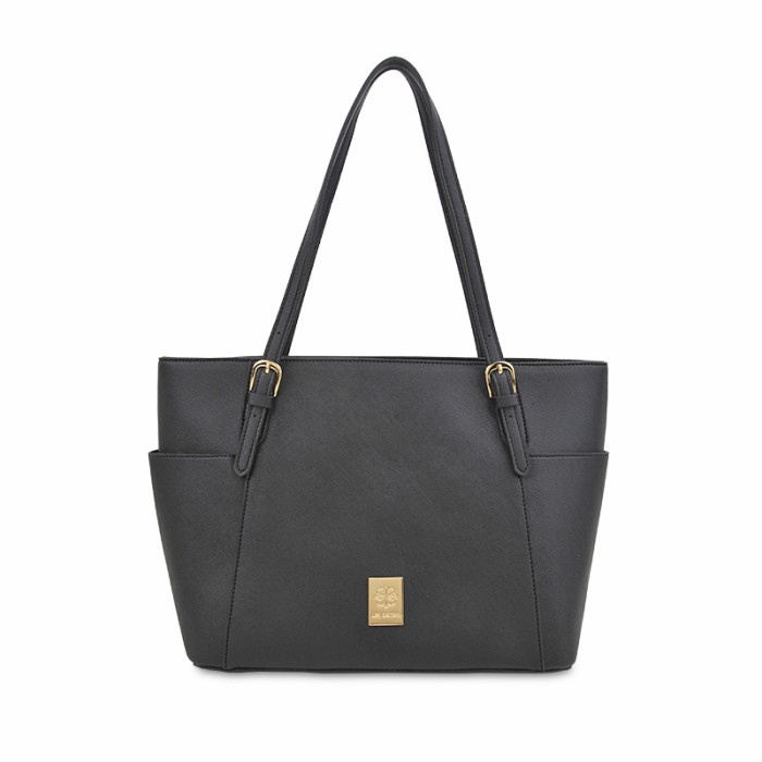 Terlaris Tas Tote Les Catino New York Gramercy Noya Tote Black