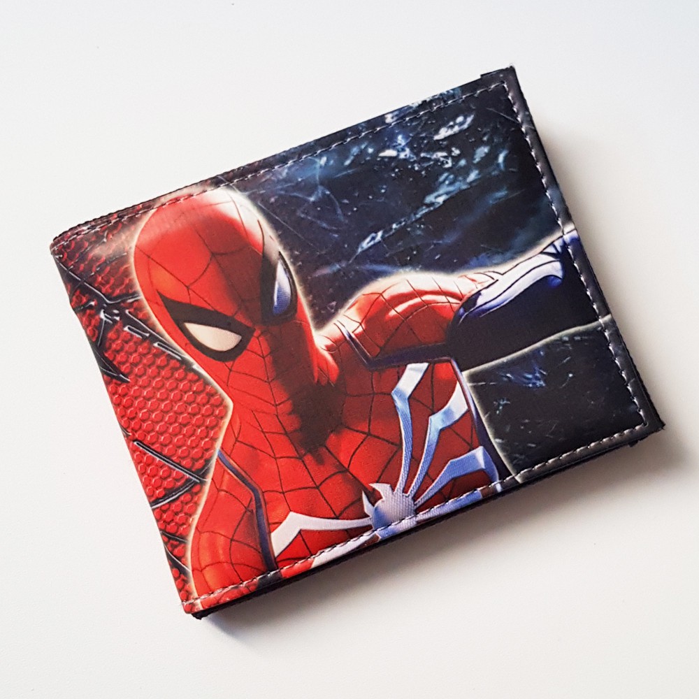 SHOPEE 6.6 SUPER SALE!! COD - Dompet Anak K-4401 Dompet Karakter Superhero Marvel Dompet Lipat Dua 3/4