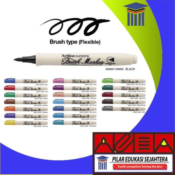 

SPIDOL / BRUSH MARKER EPF-F ARTLINE MURAH