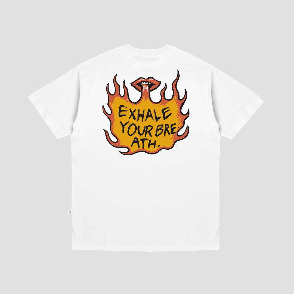 Kaos Baju EXHALE FIRE Unisex Exhale apparel Premium