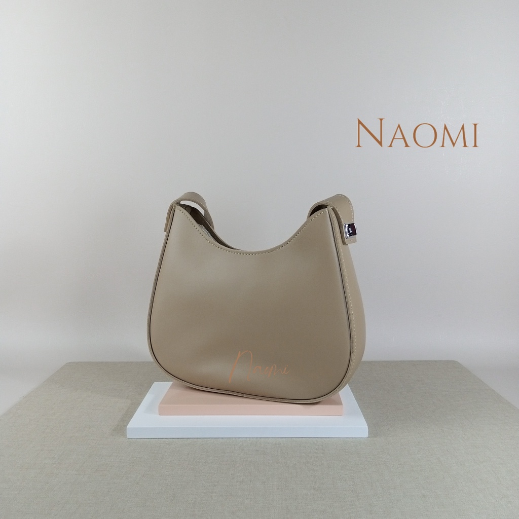 NAOMI - Rachel Shoulder Bag Wanita Import Kulit Sintetis - tas Premium - Sling bag - long strap Handbag - Daily Harian Kekinian Terbaru Simple Elegant Lembut Wanita Dewasa