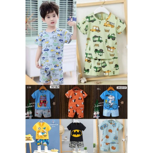 Setelan set piyama anak import organik HP CP PP jijibeier | kubao | dbx. xiang