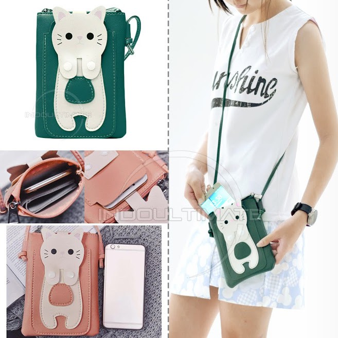 Tas Wanita Import murah DY-479 Tas Cewek Batam tas hp Tas Bahu Selempang Mini Korea Branded GREEN