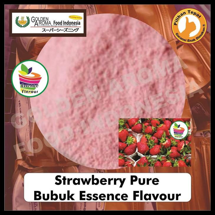 

TERBARUU!! Bubuk Strawberry Pure 1/2 Kg Essen Flavor Ekstrak Stroberi Murni GAFI SALE