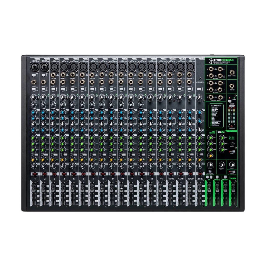 Mixer Audio Mackie PROFX22V3 PRO FX 22 V3 PROFX 22V3 Original FX Audio Interface