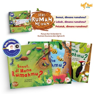 Buku Anak Muslim 1 Set (3 Buku) Seri Rumah Hewan - Anak Islami Gema Insani ORIGINAL