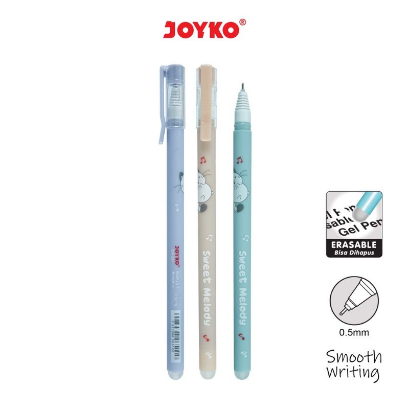 

Erasable Gel Pen Pulpen Bisa Dihapus Joyko GP-334 Shokyo 7 Gel 0.5 mm