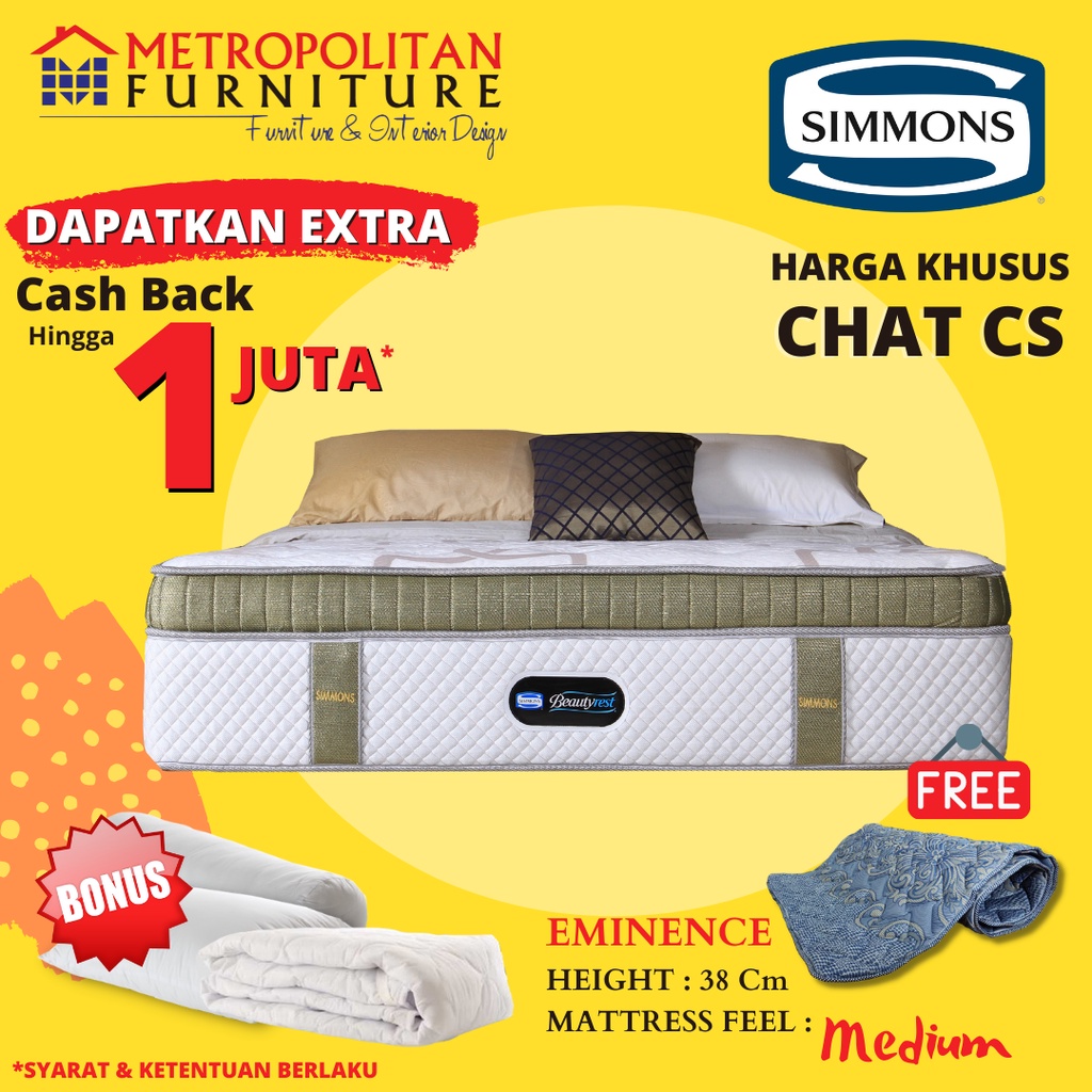 Kasur SIMMONS Springbed Eminence / Kasur Spring bed Simmons Matras