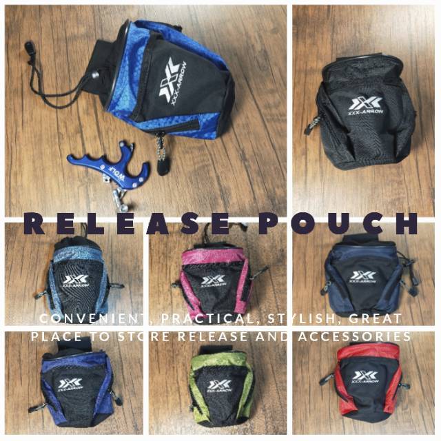 Archery Quiver Pouch - Release Pouch - Accesories Pouch - Kantong Aksesoris Quiver Olahraga Panahan