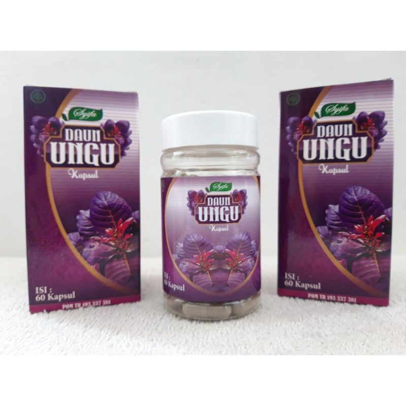 KAPSUL DAUN UNGU
