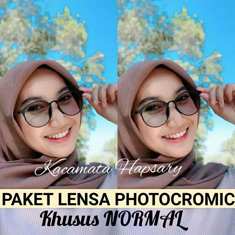 ( TERBARU ) FRAME KACAMATA WANITA OUVAL TREND 2125 LENSA PHOTOCROMIC ( NORMAL ) NO MINUS &amp; RADIASI