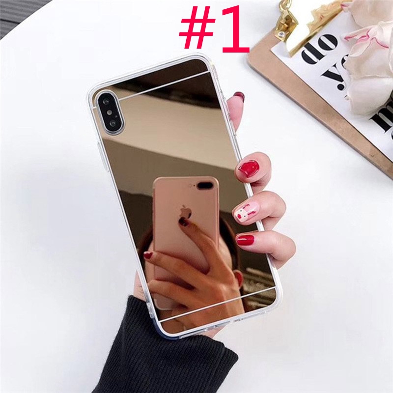 Mirror Case HP OPPO A5 A9 2020 A1K Realme C2 A7 A5S A12 A11K Reno Realme X K3 5 5S 5i C3 F11 Pro A71 A31 A3S Realme C1 Star‘s Same Casing VIVO Y20 Y20i Y20S Y12S Y50 Y30 Y30i Y11 Y12i Y12 Y15 Y17