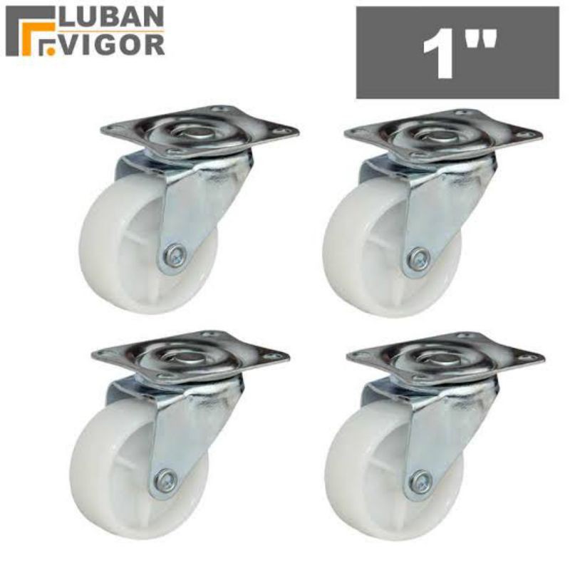 1 SET RODA NYLON 1 INCH HIDUP 4PCS