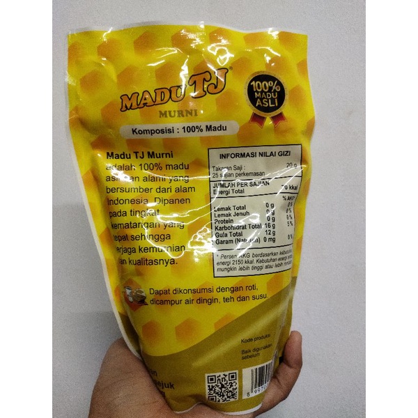 Madu tj murni 500gr refil isi ulang