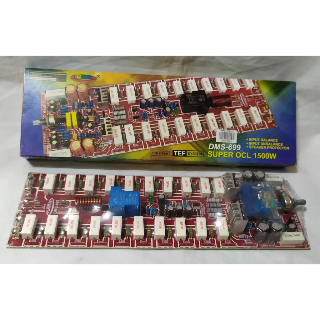 Kit Platinum Kit Power Amplifier DMS-699 SUPER OCL TEF 1500Watt Mono DMS-699