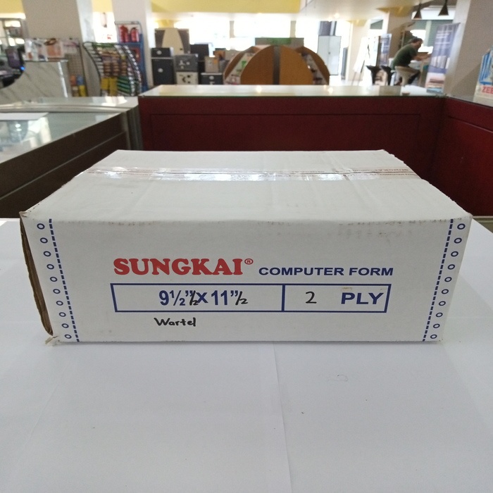 

CONTINUOUS FORM 91/2 /2 X 11/2 2PLY 3PLY 4PLY SUNGKAI (BAGI 4 WARTEL)