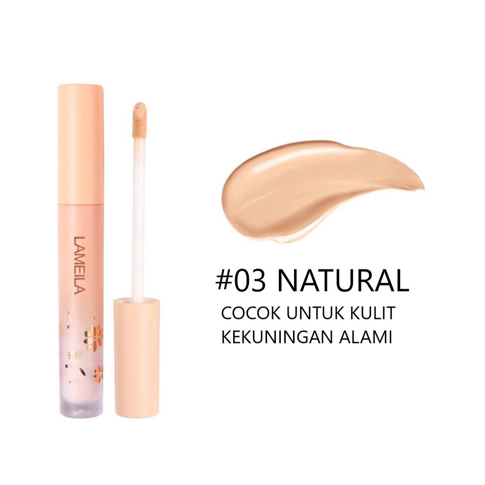 GIRLSNEED77 LAMEILA Concealer Liquid Matte Long Lasting Lameila 1039 Konseler Cair Makeup Penutup Noda Hitam Wajah