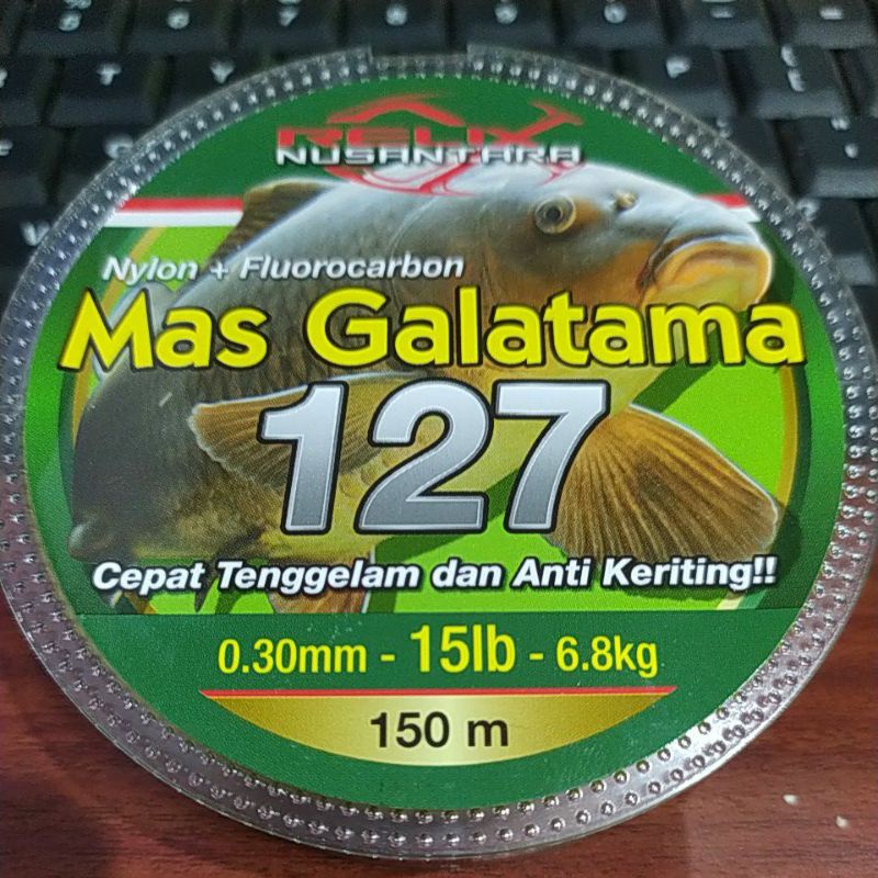 senar relix Nusantara mas Galatama 0.25 0.28 0.30 solusi mancing asyik