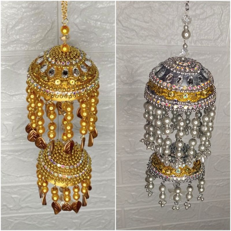 KALIRA INDIA/GELANG JHUM KA SILVER/GOLD, HAND MADE