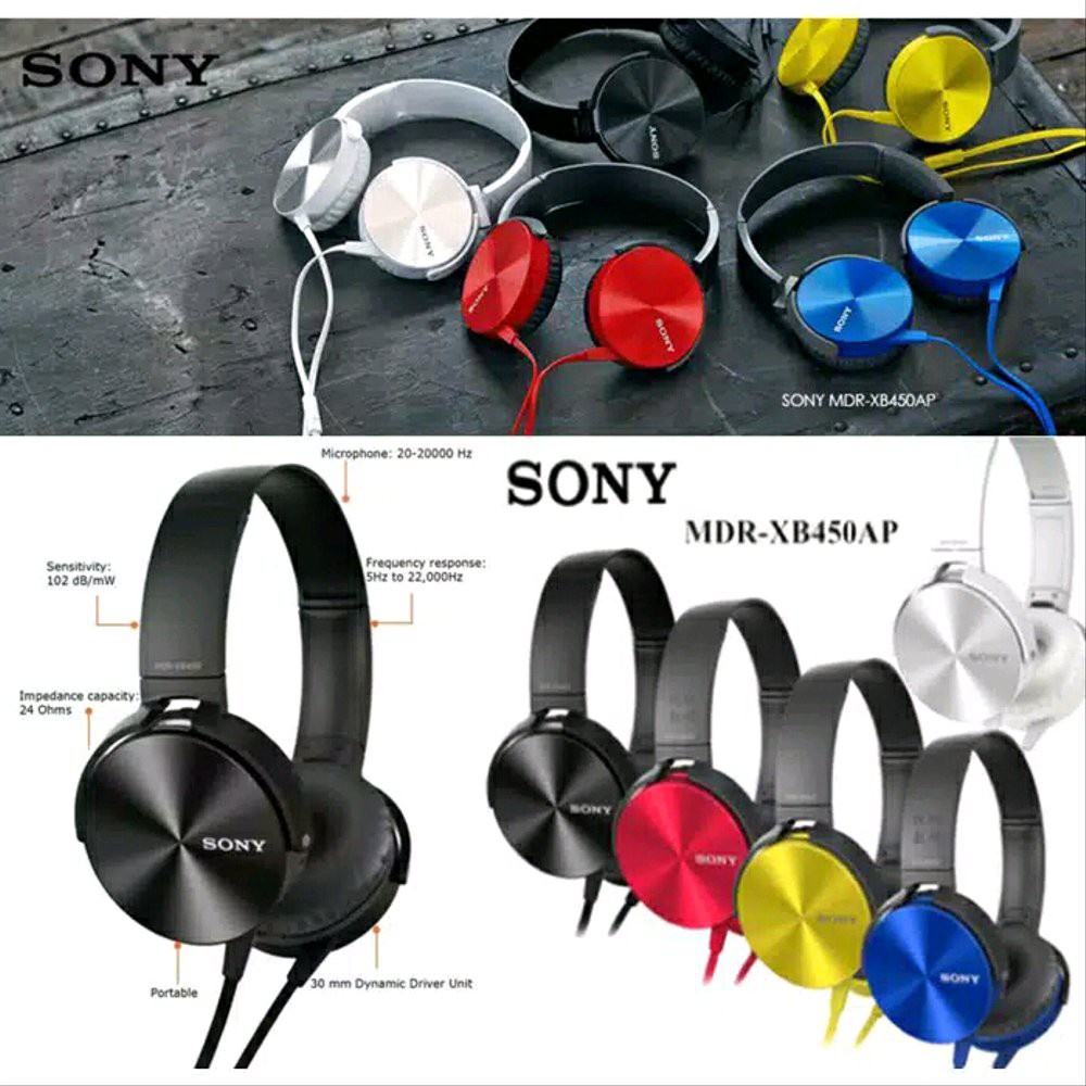 Headset bando 450 kabel Extra bass /earphone /handsfree / hadphone super bass