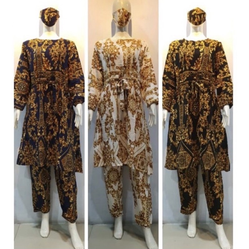 SETCEL LONG TUNIK SULTAN ORI RAYON  LD110