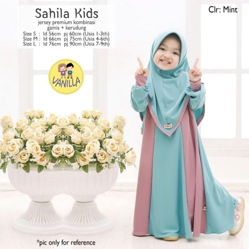 Sahila gamis kids/gamis anak