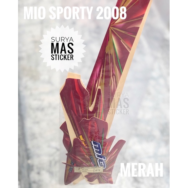 striping mio sporty 2008 stiker lis bodi motor yamaa mio sporty