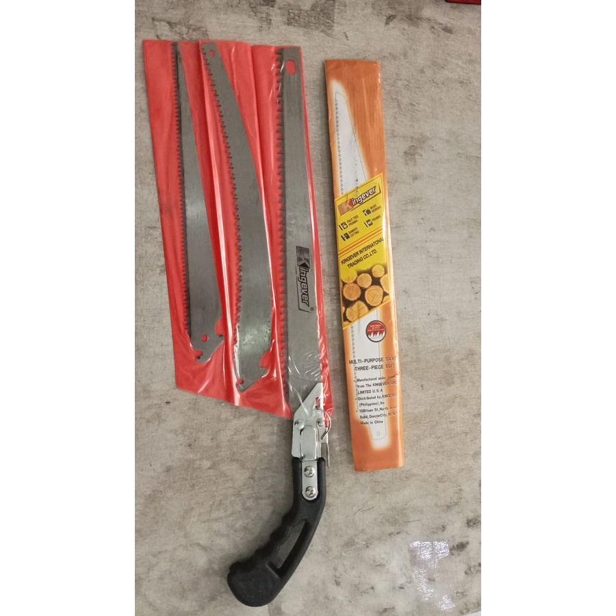 GERGAJI SET 3 PCS KINGEVER / GERGAJI 3 IN 1 KINGEVER