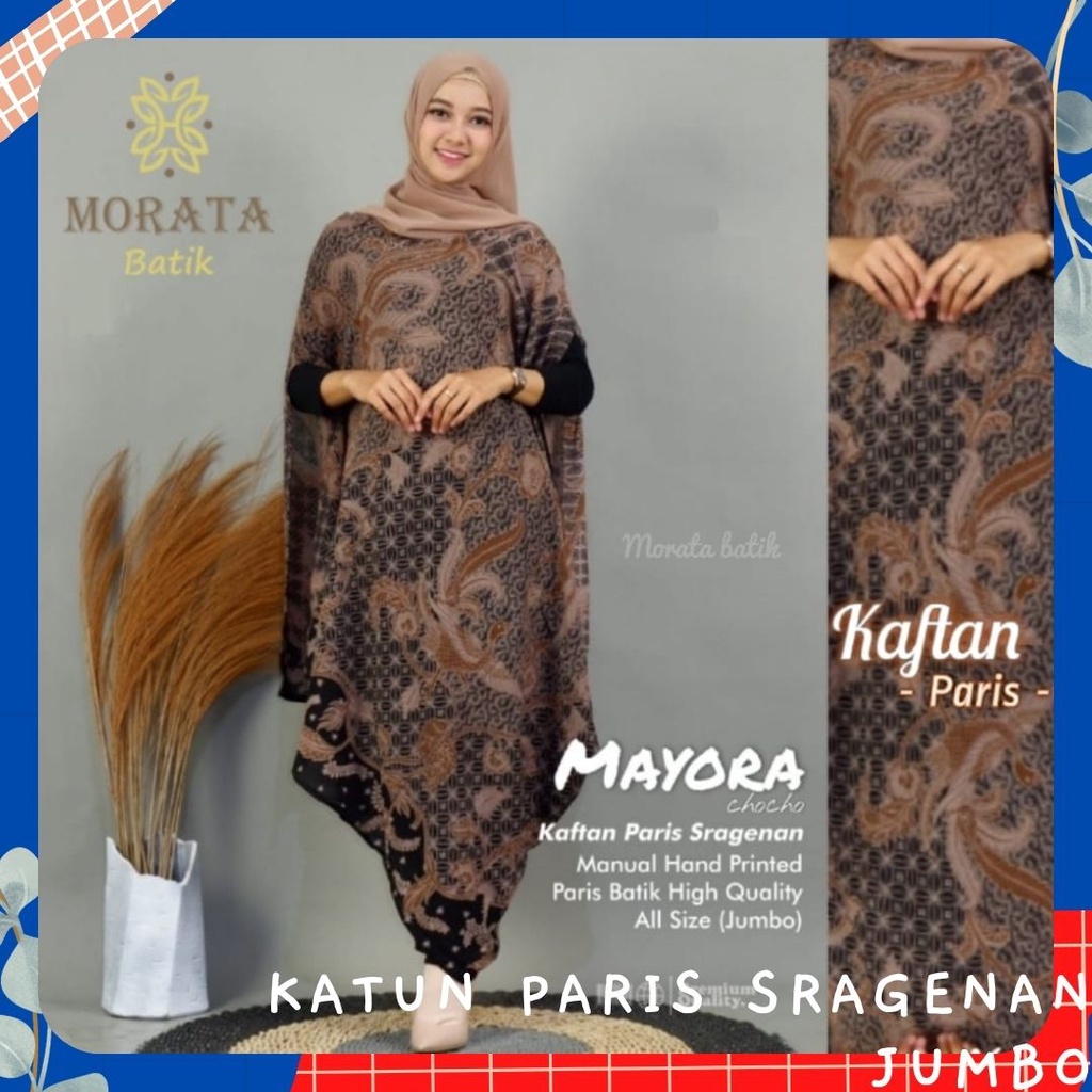mayora kaftan abaya pakaian baju gamis dress syari gaun longdress dres maxy maxi jumbo batik solo al