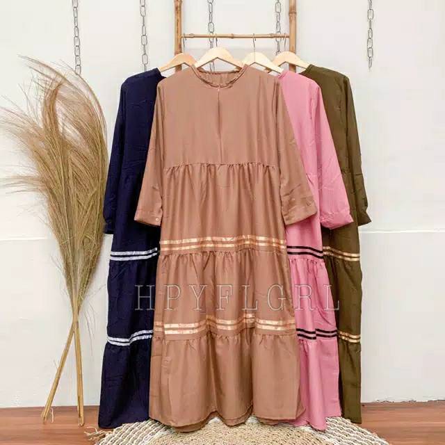 FAIZA MAXI DRESS / DRESS REMPEL PITA / DRESS BUSUI