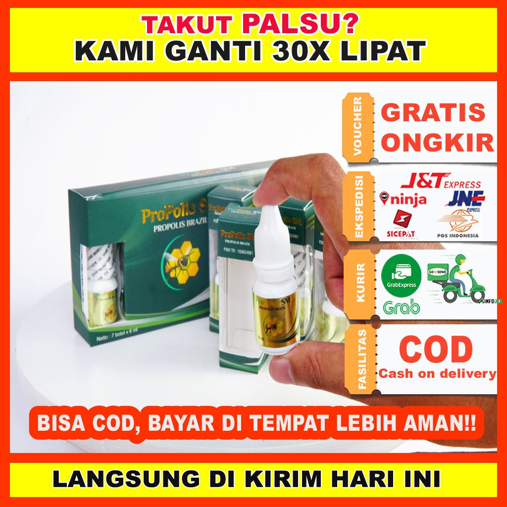 Propolis Brazil SM Original Obat Bisul/ Bisulan/ Bisul Anak/ Penghilang Bisul - Propolis SM