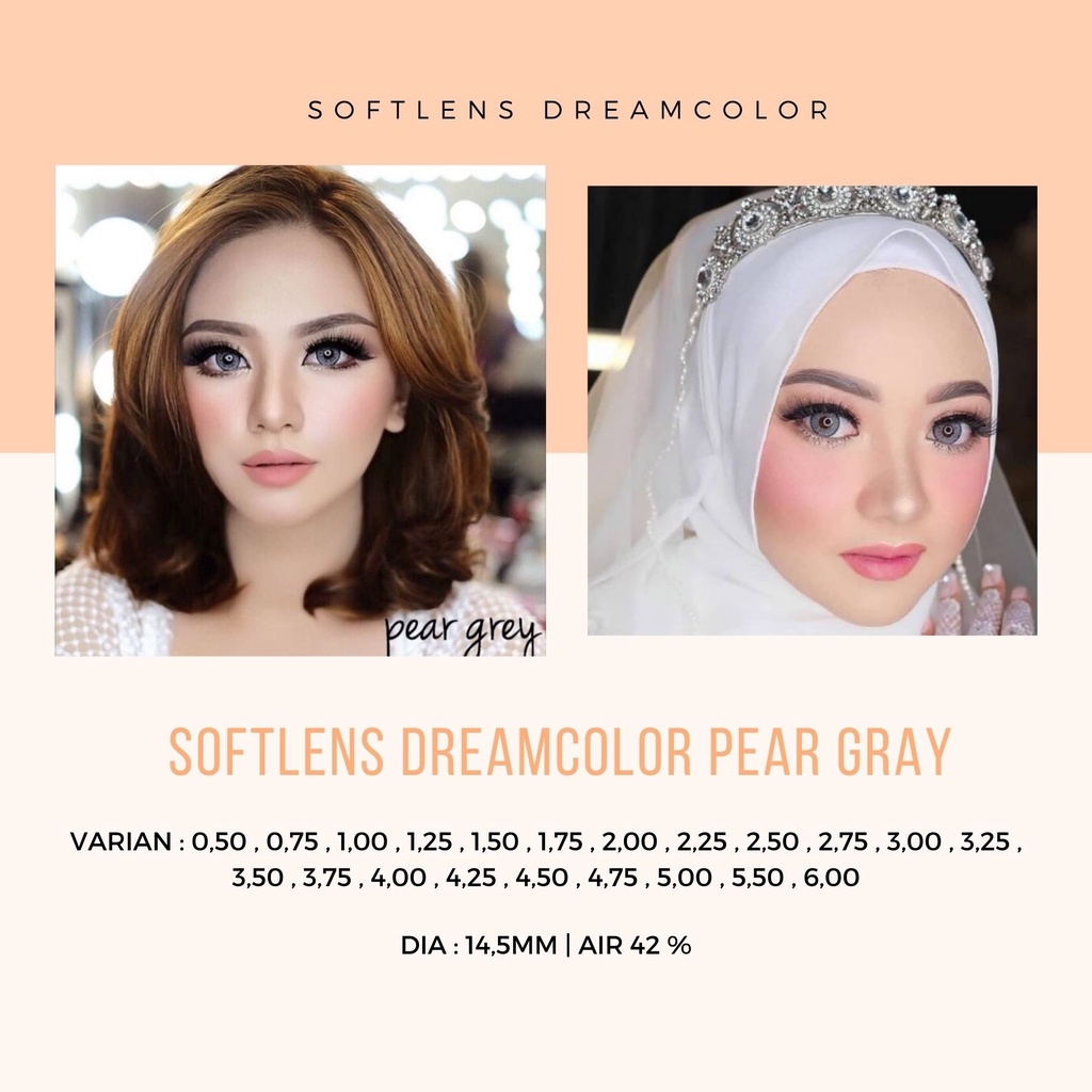 Softlens Dreamcolor Pear Gray Minus