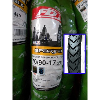 Paket FDR  Spartax  Ukuran 60 90 17 70 90 17 Ban  Motor  