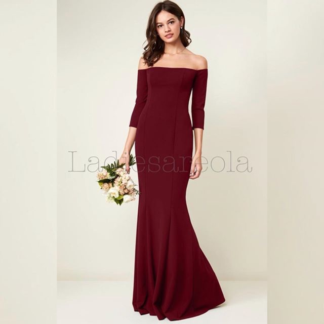 sabrina long dress