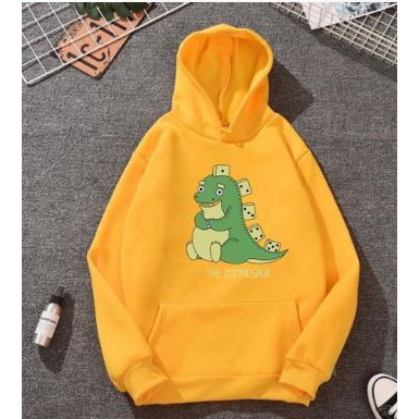 DOMINOSAUR HOODIE WANITA - HOODIE JUMPER TEBAL TERLARIS