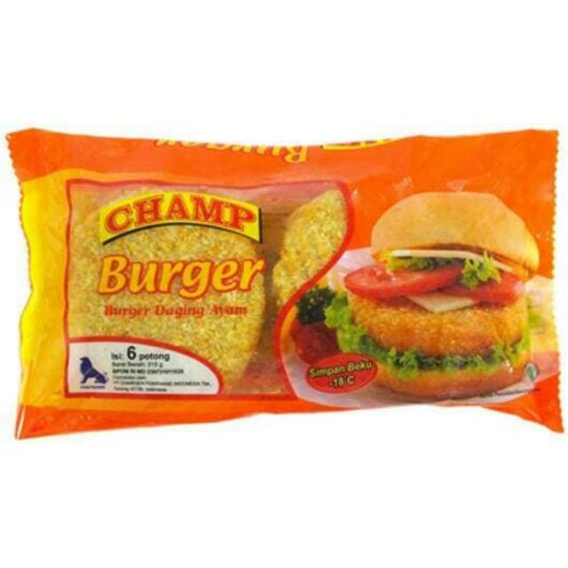 

CHAMP Burger Ayam 315gr isi 6