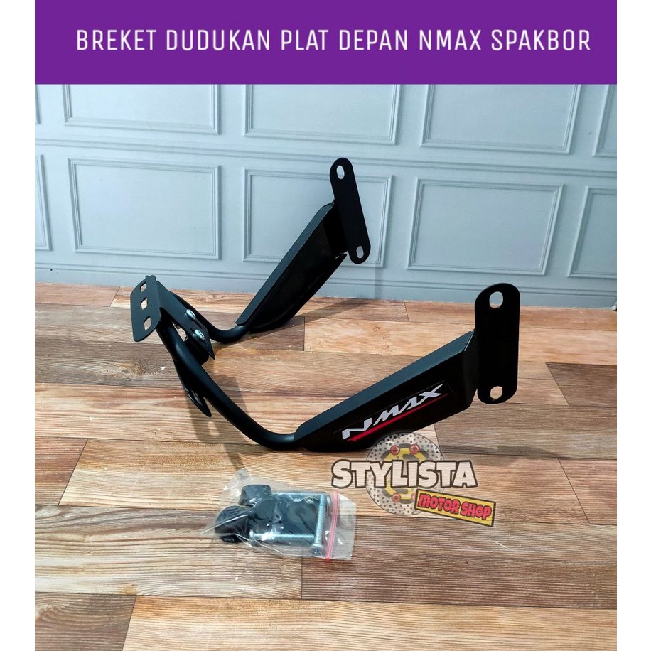DUDUKAN PLAT NOMOR BESI TEBAL NMAX BREKET PLAT NMAX DI SPAKBOR 2015 2016 2017 2018 2019 2020 2021 20